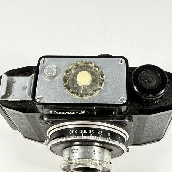Smena-2 Vintage 35mm Film Camera Soviet USSR T-22 40mm Lens Bakelite - Picture 7 of 7